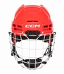 Hokejska čelada CCM Tacks 70 Combo Red Youth