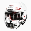 Hokejska čelada CCM Tacks 70 Combo White Junior