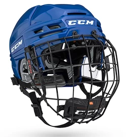 Hokejska čelada CCM Tacks 910 Combo Royal Blue Senior