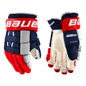 Hokejske rokavice Bauer Pro Series Navy/Red/White Intermediate 13 palcev