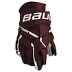 Hokejske rokavice Bauer Supreme M5PRO Maroon Senior 15 palcev