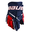 Hokejske rokavice Bauer Supreme M5PRO Navy/Red/White Intermediate 12 palcev