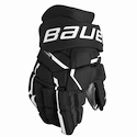 Hokejske rokavice Bauer Supreme MACH Black/White Intermediate 13 palcev