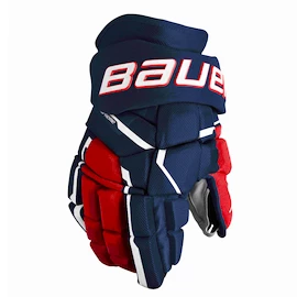 Hokejske rokavice Bauer Supreme MACH Navy/Red/White Intermediate