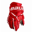 Hokejske rokavice Bauer Supreme MACH Red Intermediate 12 palcev