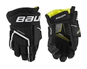 Hokejske rokavice Bauer Supreme Ultrasonic Black/White Youth