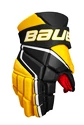 Hokejske rokavice Bauer Vapor 3X Black/Gold Intermediate