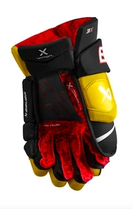 Hokejske rokavice Bauer Vapor 3X Black/Gold Intermediate