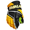 Hokejske rokavice Bauer Vapor 3X Black/Gold Junior 11 palcev