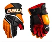 Hokejske rokavice Bauer Vapor 3X Black/Orange Intermediate