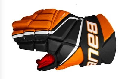 Hokejske rokavice Bauer Vapor 3X Black/Orange Intermediate