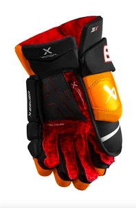 Hokejske rokavice Bauer Vapor 3X Black/Orange Intermediate