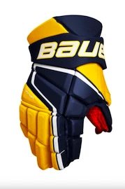 Hokejske rokavice Bauer Vapor 3X Navy/Gold Intermediate