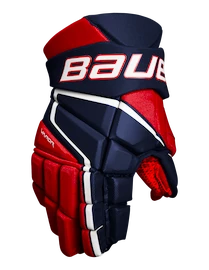 Hokejske rokavice Bauer Vapor 3X Navy/Red/White Intermediate