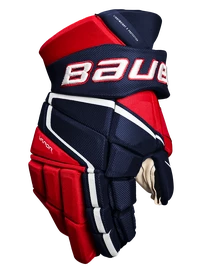 Hokejske rokavice Bauer Vapor 3X PRO Navy/Red/White Intermediate