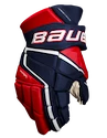 Hokejske rokavice Bauer Vapor 3X PRO Navy/Red/White Senior 15 palcev