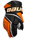 Hokejske rokavice Bauer Vapor Hyperlite Black/Orange Intermediate