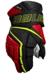 Hokejske rokavice Bauer Vapor Hyperlite Black/Red/Green Intermediate