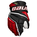 Hokejske rokavice Bauer Vapor Hyperlite Black/Red Senior 15 palcev