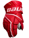 Hokejske rokavice Bauer Vapor Hyperlite Red Intermediate