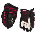 Hokejske rokavice CCM JetSpeed FT6 Black/Red Junior 10 palcev