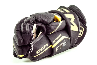 Hokejske rokavice CCM JetSpeed FT6 Black/Sunflower Junior