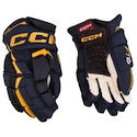 Hokejske rokavice CCM JetSpeed FT6 Navy/Sunflower Junior 10 palcev