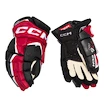 Hokejske rokavice CCM JetSpeed FT6 Pro Black/Red/White Junior 11 palcev