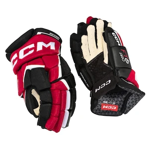 Hokejske rokavice CCM JetSpeed FT6 Pro Black/Red/White Junior 11 palcev