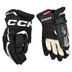 Hokejske rokavice CCM JetSpeed FT6 Pro Black/White Junior 11 palcev