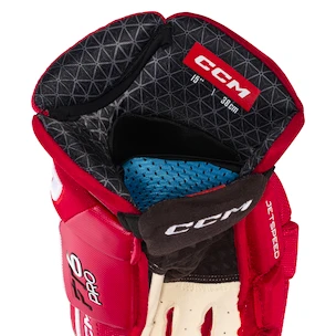 Hokejske rokavice CCM JetSpeed FT6 Pro Red/White Junior