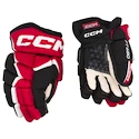 Hokejske rokavice CCM JetSpeed FT680 Black/Red/White Junior 10 palcev