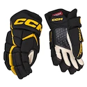 Hokejske rokavice CCM JetSpeed FT680 Black/Sunflower Junior 12 palcev