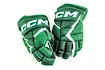 Hokejske rokavice CCM JetSpeed FT680 Dark Green/White Junior 11 palcev