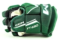 Hokejske rokavice CCM JetSpeed FT680 Dark Green/White Junior