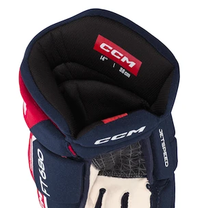 Hokejske rokavice CCM JetSpeed FT680 Navy/Red/White Senior 15 palcev