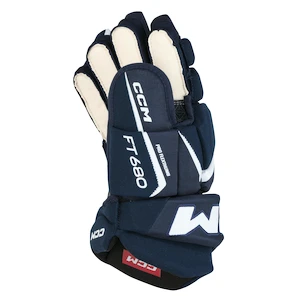 Hokejske rokavice CCM JetSpeed FT680 Navy/White Junior