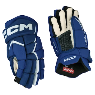 Hokejske rokavice CCM JetSpeed FT680 Royal/White Junior 11 palcev