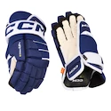 Hokejske rokavice CCM Tacks 4 ROLL PRO 3 Blue/White Senior