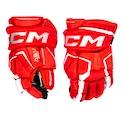 Hokejske rokavice CCM Tacks AS-V PRO Red/White Junior 12 palcev