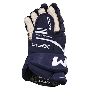 Hokejske rokavice CCM Tacks XF 80 Navy/White Junior