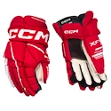 Hokejske rokavice CCM Tacks XF 80 Red/White Junior 10 palcev