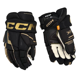 Hokejske rokavice CCM Tacks XF Black/Gold Junior