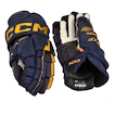 Hokejske rokavice CCM Tacks XF Navy/Sunflower Junior