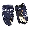 Hokejske rokavice CCM Tacks XF Navy/White Junior