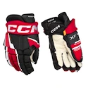 Hokejske rokavice CCM Tacks XF PRO Black/Red/White Junior 11 palcev