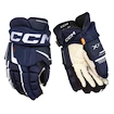 Hokejske rokavice CCM Tacks XF PRO Navy/White Junior 12 palcev