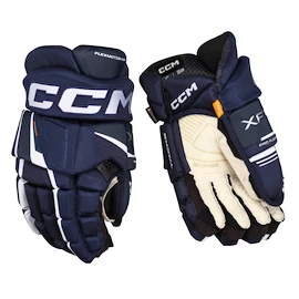 Hokejske rokavice CCM Tacks XF PRO Navy/White Junior