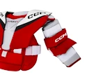 Hokejski ščitnik za ramena za vratarja CCM YTflex 3 White/Red Youth