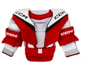 Hokejski ščitnik za ramena za vratarja CCM YTflex 3 White/Red Youth L/XL